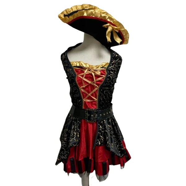 女王 仮装 コスプレ 衣装 パーティー仮装 海の盗賊服 ハロウィン ワンピース 演出 海賊 大人用 赤 eb368f0c6kc/代引不可
