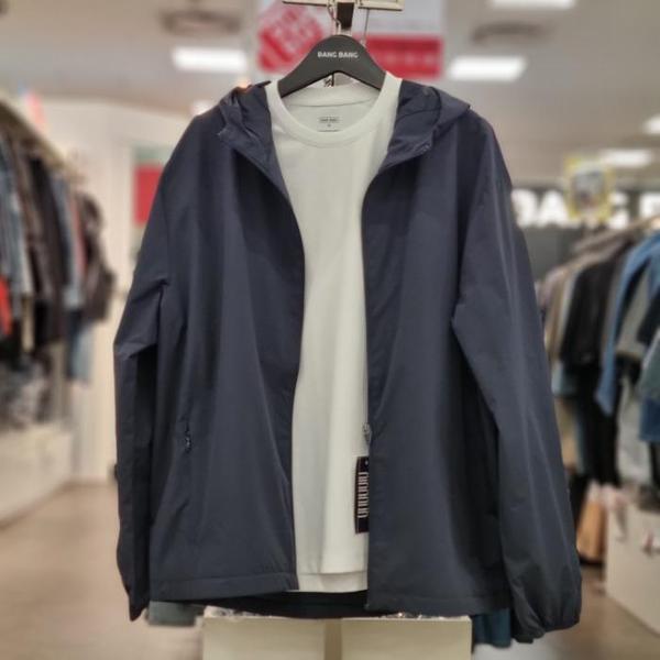 HC21 共用ビッグサイズフード付きウインドブレーカージャンパー BUL704 (S40939721)