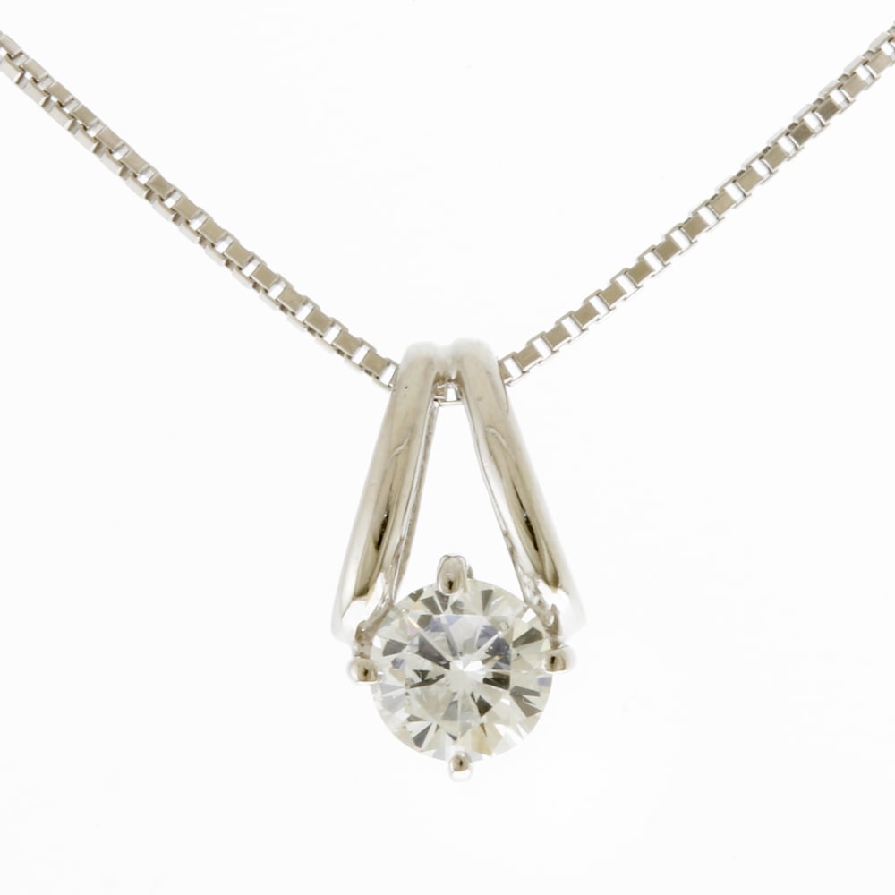 ネックレス Pt850プラチナ ダイヤモンド 中古 美品