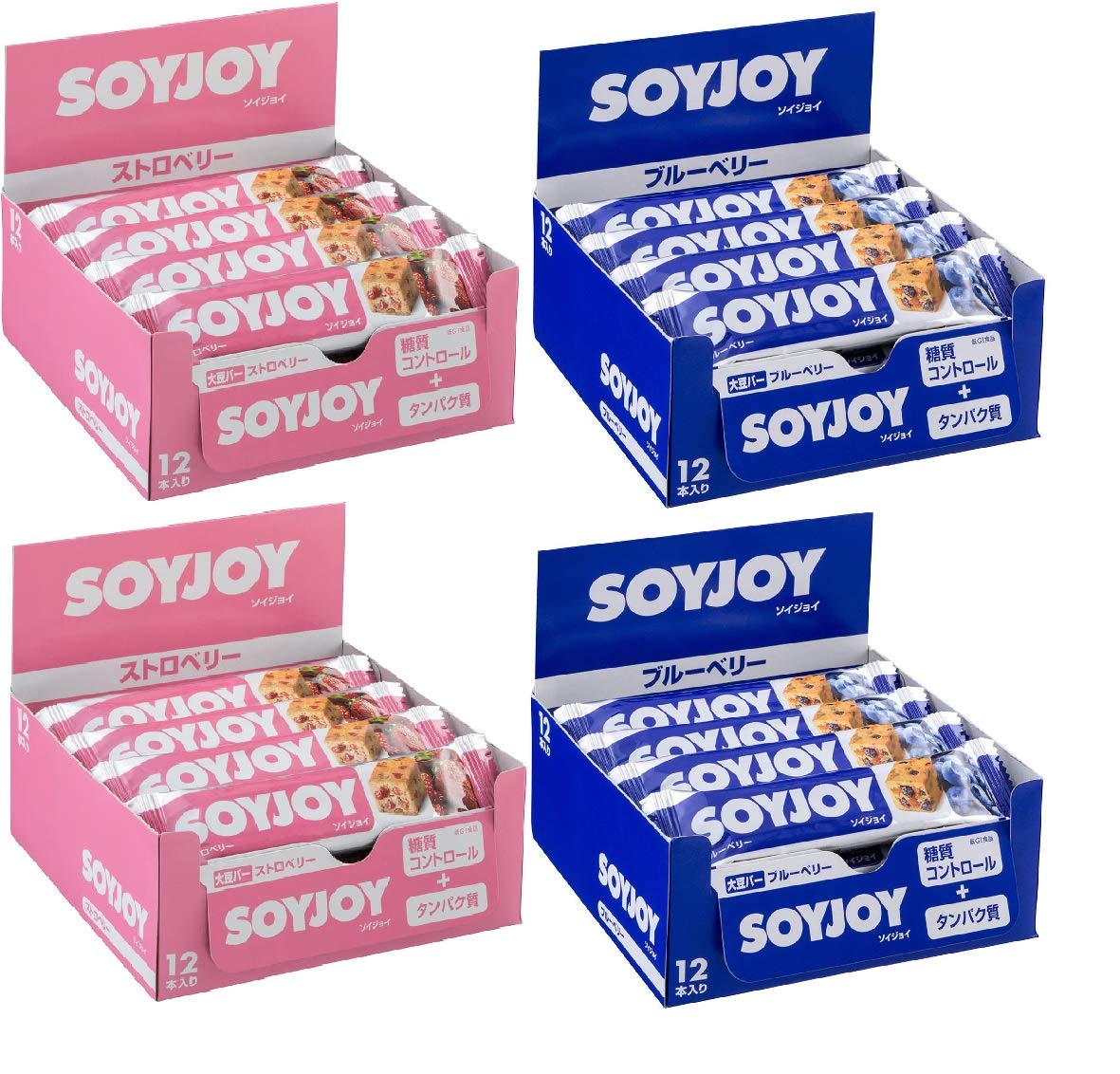大塚製薬 ソイジョイ ダブルベリーセット (ブルーベリー/ストロベリー) 30g ×48個