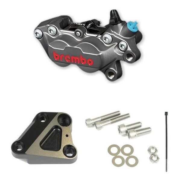 4PキャリパーKIT bremboキャスティング TI WQ25-10074BK