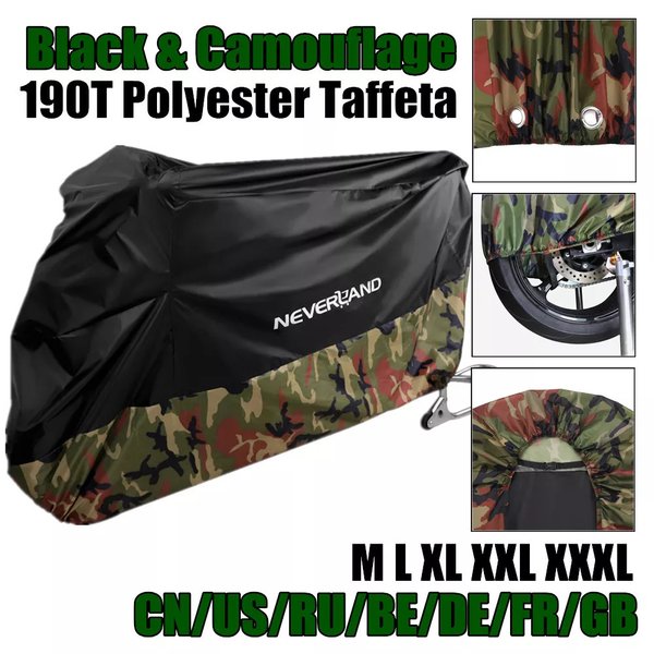 ユニバーサルモーターサイクルカバー 屋外UV保護 防水 エンジンカバー 雨 防塵 スクーター 190t 5,314円