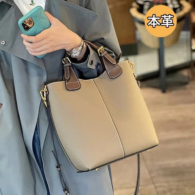 本革 牛革 ショルダーバッグ ハンドバッグ レディース 大容量 無地 シンプル 上品 上質 大人 通勤 オフィス おしゃれ かわいい 人気 ショルダー ハンド 手提げ ショルダー 斜め掛け 肩掛け デ