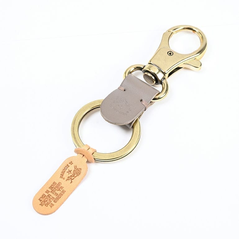 キーリング キーホルダー メンズ レディース バケッタレザートールトラ C0551 P 618 SKH016PG0001GY103B