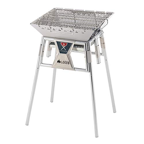 ロゴス(LOGOS) LOGOS theピラミッド篝火 L 81064192 シルバー (約)幅46×奥行42×高さ66/29cm