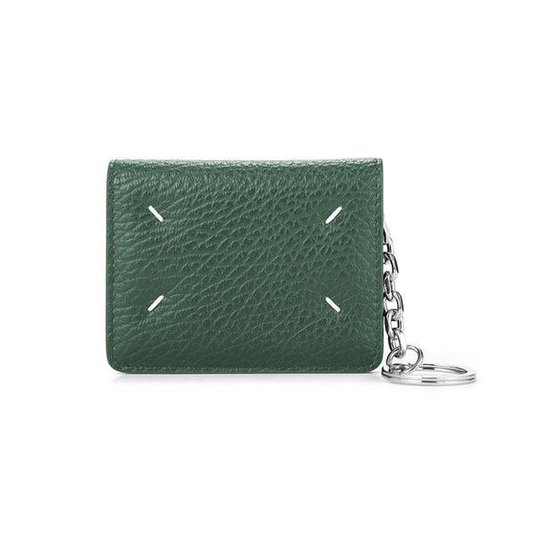 S56UI0128 P4455 T7162 ステッチグレインキーリングカード財布