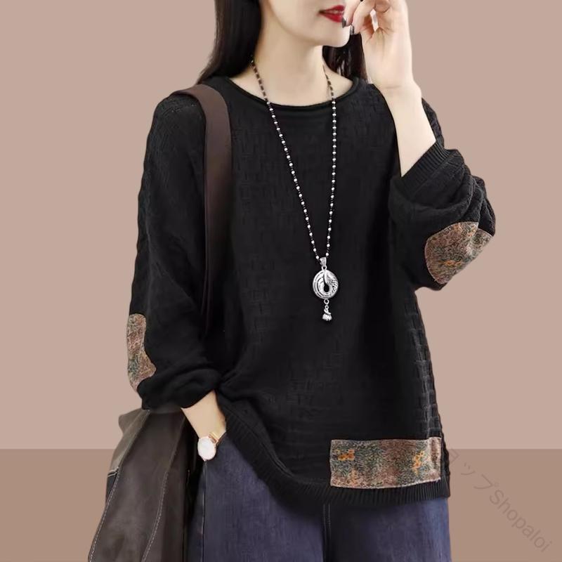秋服 レディース ファッション ニット セーター カバー スリム トップス 大きいサイズ シンプル 大人カワイイ オシャレ カワイイ