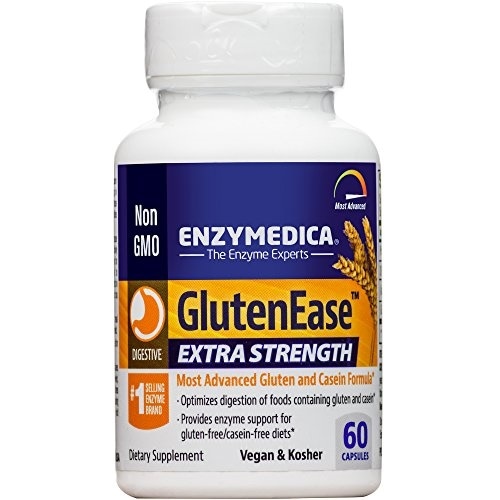 植物性成分配合 Enzymedica - GlutenEase Extra Strength, Complete Gluten & Casein Formula with Digestive Enzymes + DP