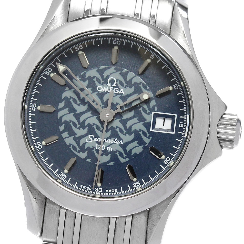 オメガ OMEGA 2580.80 シーマスター120 ジャックマイヨール1997 1000本限定 クォーツ レディース _843166【中古】
