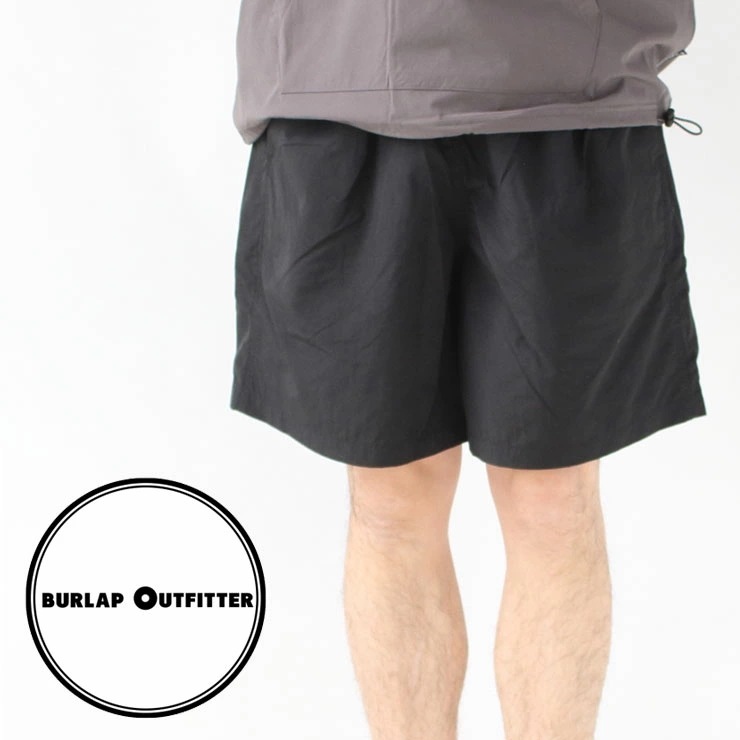 BURLAP OUTFITTER バーラップアウトフィッター メンズ 膝上 ハーフパンツ トラックショーツ アウトドアブランド 春 夏 春夏 大きいサイズ Mサイズ Lサイズ XLサイズ 大阪 取り扱
