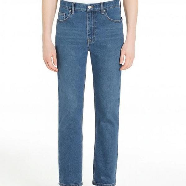 HC09 メンズ 裏起毛 ストレート スリムレッグ ジーンズ 脚が長く見える ストレートフィット 毎日着る (S43579278)