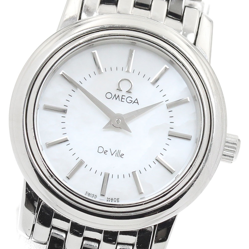 オメガ OMEGA 4570.72 デビル プレステージ クォーツ レディース _947516【中古】