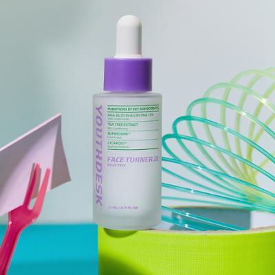 フェイスターナー28 ミルキーピール 23ml (皮脂やわらげ)