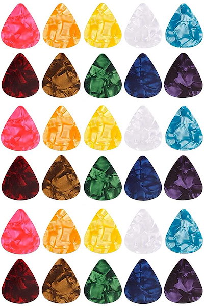 他サイト： ギターピック ミディアム ティアドロップ 30枚 セット(アソートセ)の商品画像