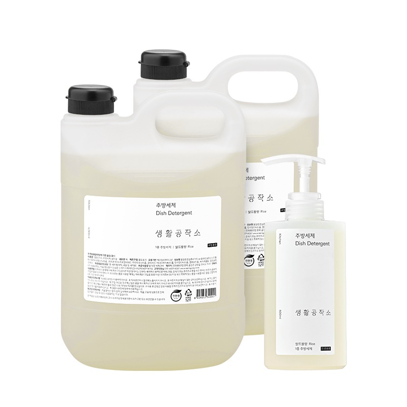 キッチン洗剤 4L 米のとぎ汁の香り 2本+キッチン洗剤 500ML 米のとぎ汁の香り 1本