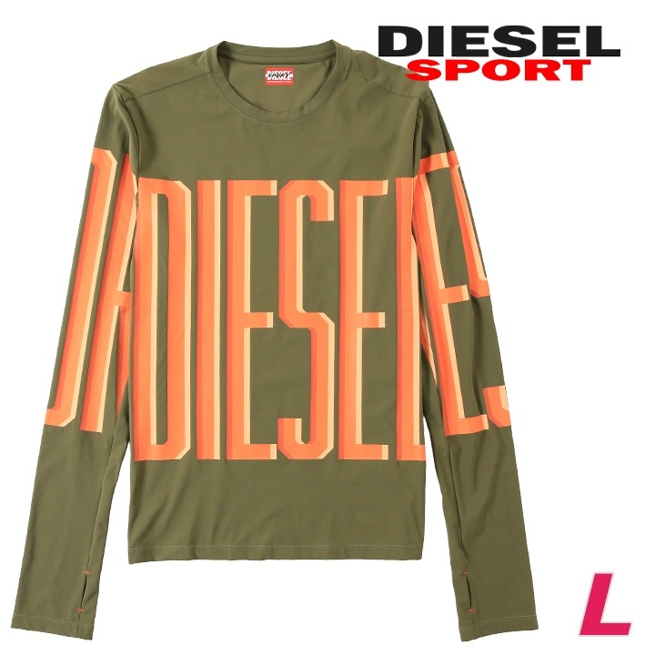 長袖Tシャツ カットソー メンズ AMTEE-LAUREN-WT17 ロゴプリント 吸汗速乾 die-m-t-g4-557