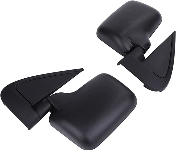 互換品ダイハツ用 ハイゼット S200P S210P サイドミラー ドアミラー 目隠し蓋付き トラック ドレスアップ カスタムパーツ 社外品 (左右セット)