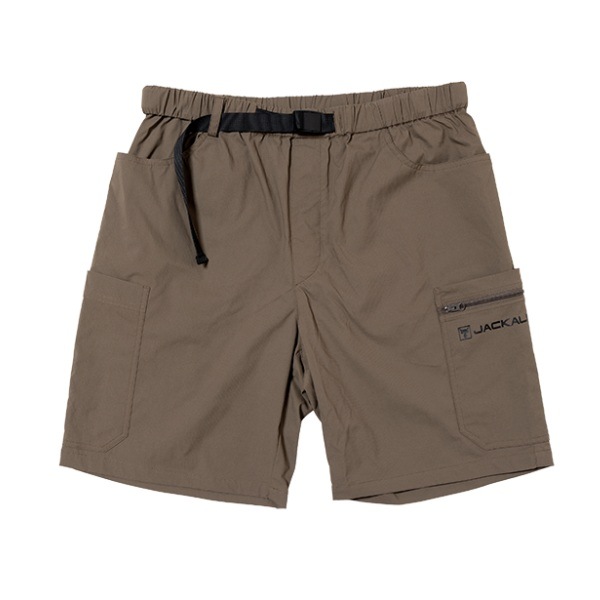 ジャッカル ウェア PA-B004 フィッシングショートパンツ ブラウン S