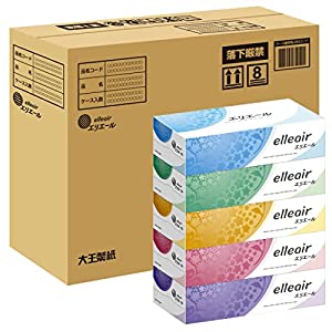 エリエール ティシュー 180W5P6【ハーフケース】