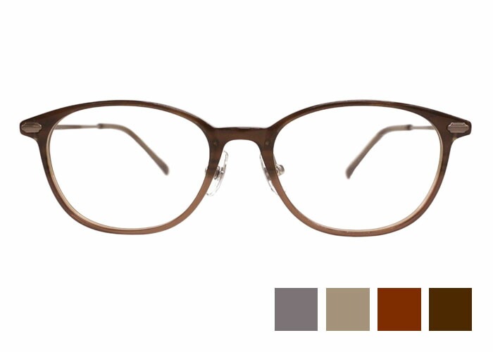 メガネ アミパリ AMIPARIS at-8951日本製 49ロ17 軽量 （フレームのみ / 度付き / 度なし 伊達） ウェリントン ap34