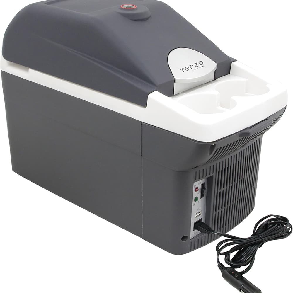 PIAA Terzo 車載温冷庫 エクセルクール マルチ 8L ホワイト×ダークグレー EA-CB3