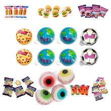 8個 本ものトロリー 地球グミ 目玉グミ フットボールゼリー ミックスセット バーガーゼリー