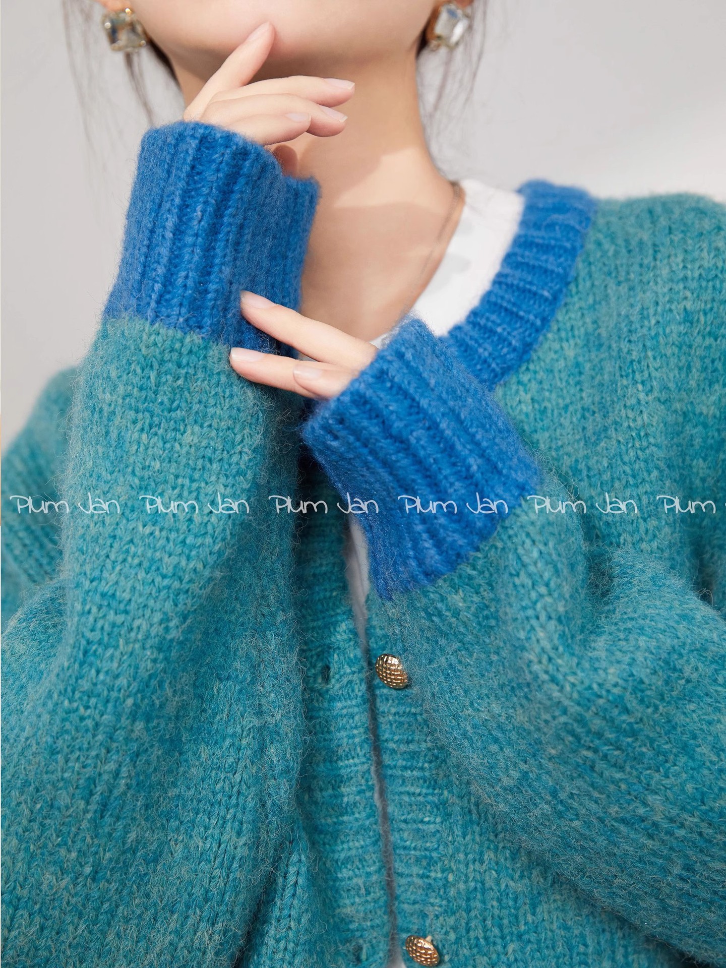 秋冬限定 ニット セーター トップス レディースファション コーディネート カジュアル 精緻 超綺麗 絶美 ライトブルー