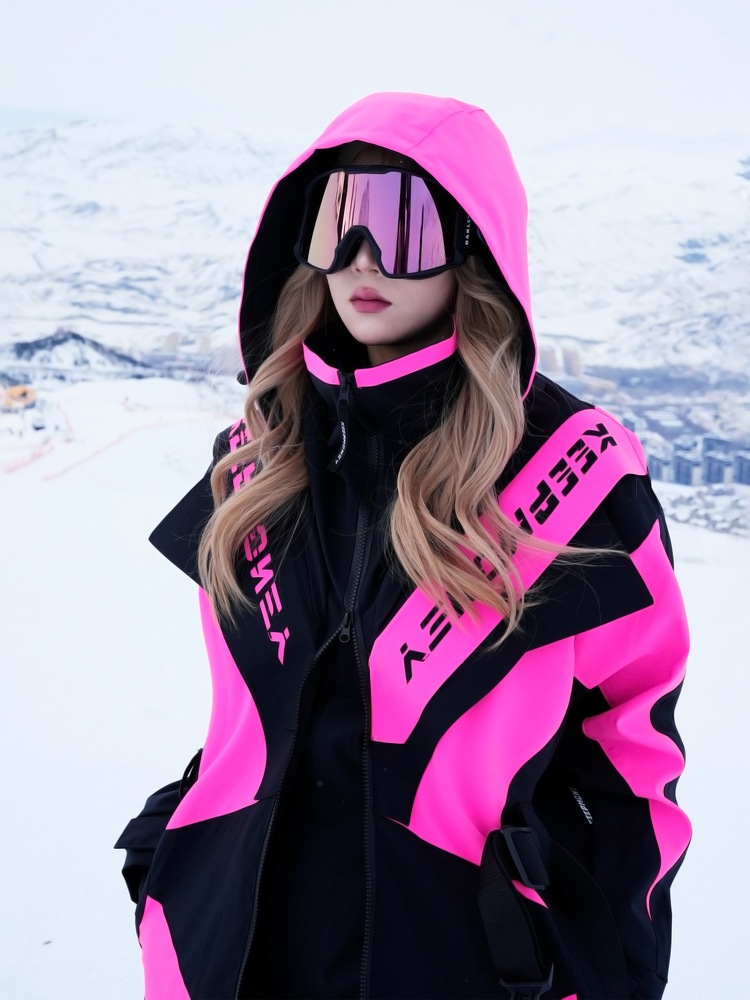 スノボウェア 2025 2026 上下セット 耐水圧20000mm 3L 青 黒 ジャケット パンツ ズボン 韓国風 スノーボードウェア スノーウェア スキーウェア スノボーウェア メンズ レディース