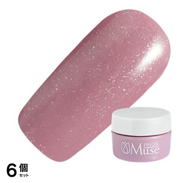 プリムドールミューズ グリッター&パール PDU-GP648 モーブフロスト 3g 6個セット