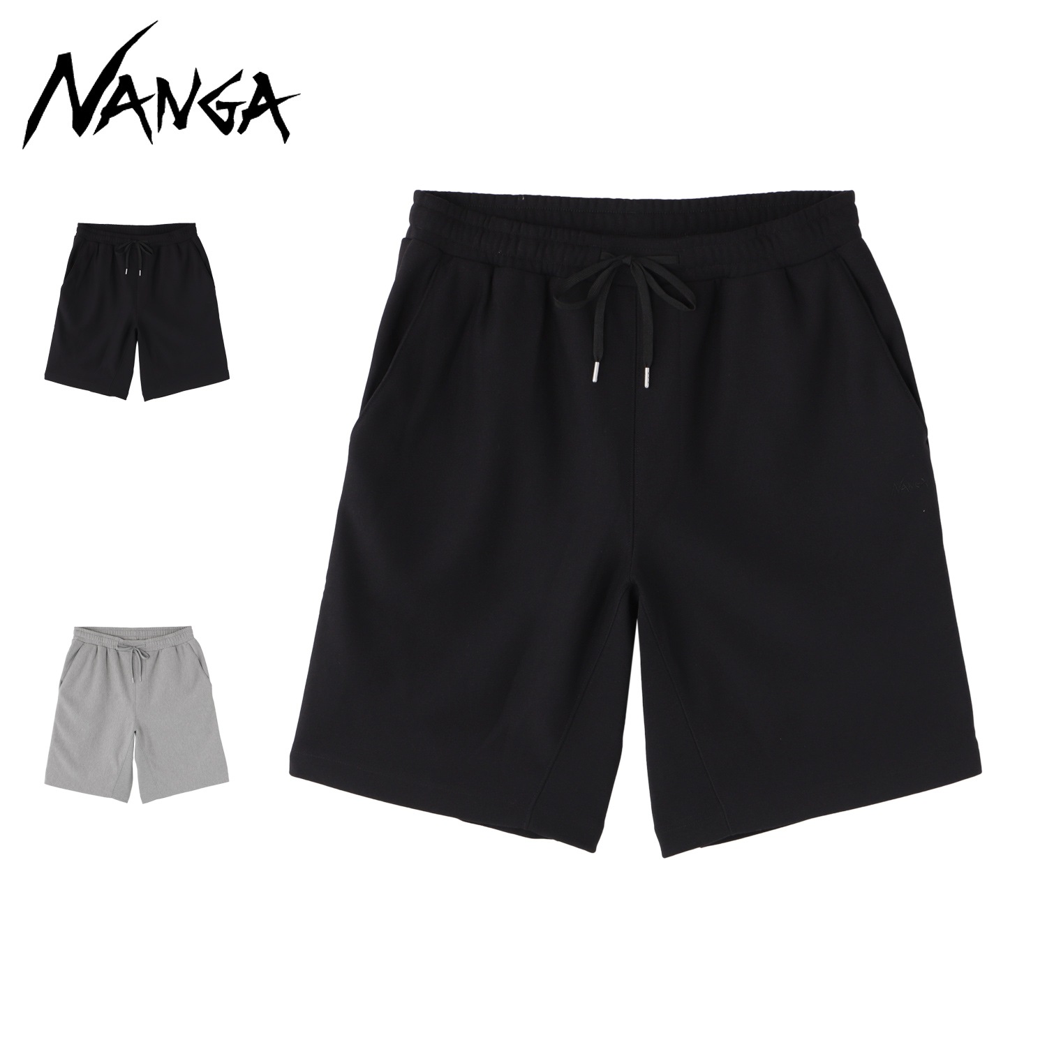 ハーフパンツ ショートパンツ スウェット ショーツ ドライミックス メンズ レディース 吸湿 速乾 ブラック グレー 黒 N2610-1E025A