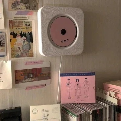 メガ割 韓国大人気 CDプレーヤー 壁掛け式 が付きBluetoothFMUSBSDモード対応 多機能 語説明書付き 音楽鑑賞 語学勉強 胎児福袋