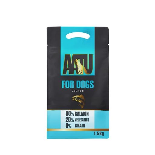 AATU(アートゥー) ドッグ ドライ サーモン グレインフリー(穀物不使用) 1.5KG 全犬種成犬用