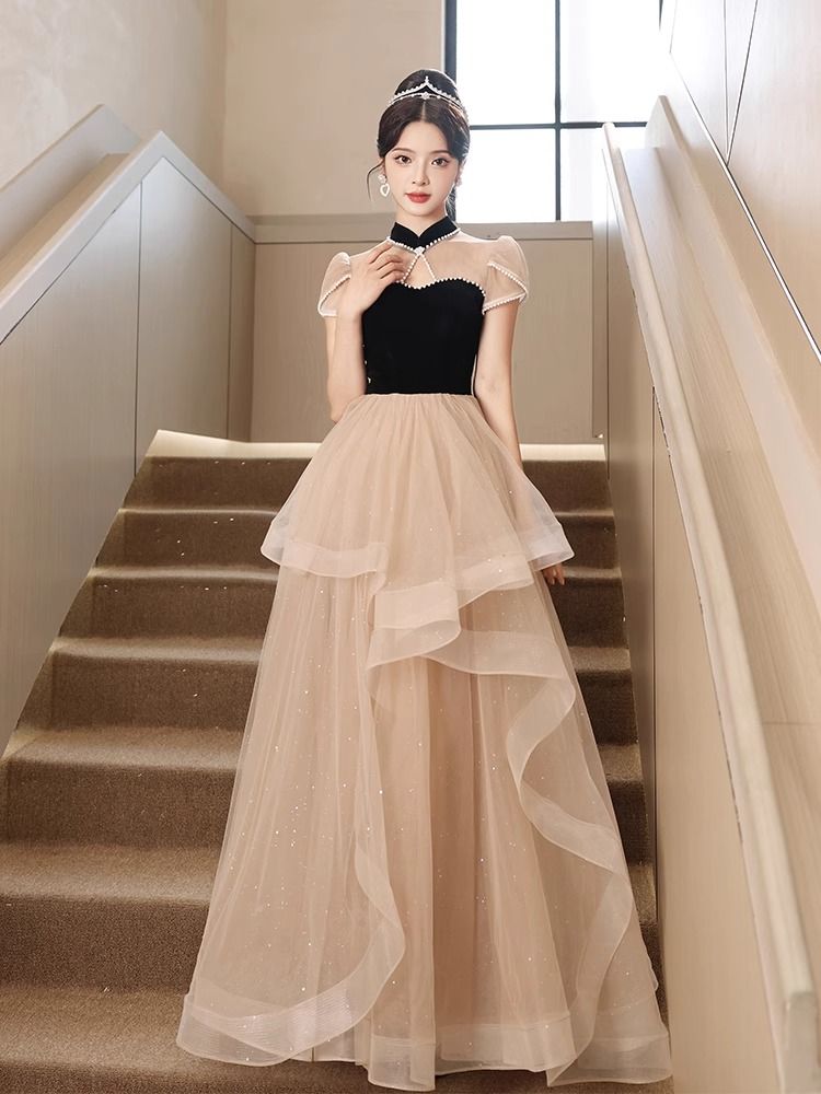 タキシード女新型宴会気質高級感軽贅沢小衆高級司会者芸能試験は普段着ることができるドレス スーツ パーティードレス ウェディングドレス キャバドレス 結婚式 ドレス 6,681円