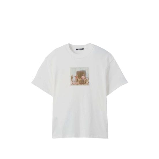 JACQUEMUS Men Tops TSM00595 AJ00256 1NU WHITE
