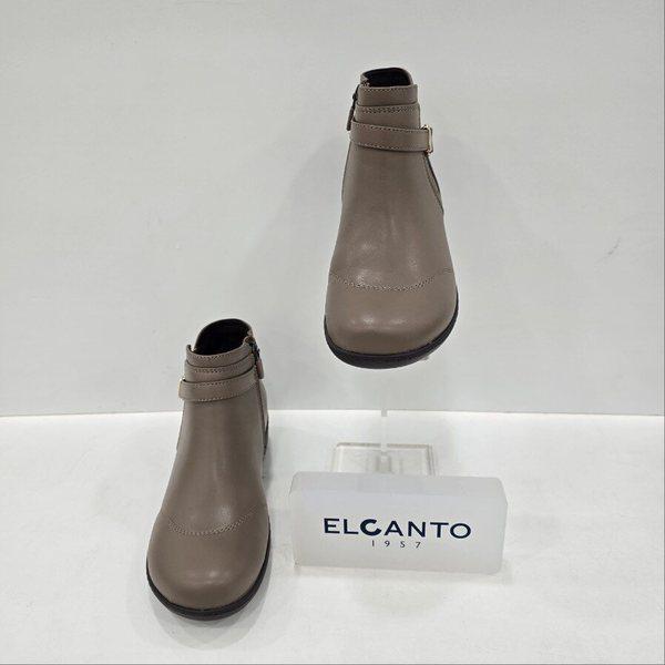 女性用ストラップコンフォートアンクルブーツ LCHSWATP28U54C 35 JE2 JJ