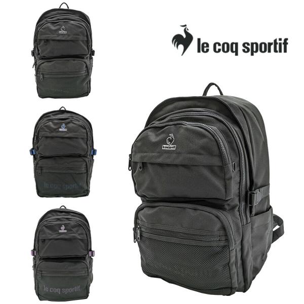【le coq sprotif】 36476 29L スクールリュック バックパック 通勤 通学 カジュアル シンプル 中高生 大学生 ユニセックス プレゼント ギフト ブラック
