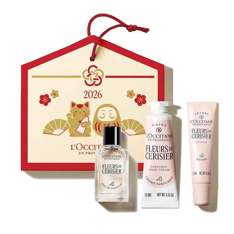 【即納】ロクシタン(LOCCITANE) グッドラックギフト2026 ギフトセット 受験応援 新年 応援グッズ 桜 お祝い お年賀 誕生日 プレゼント ギフト 女性 男性 人気 コフレ 保湿