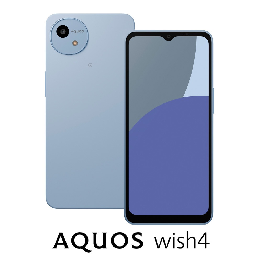 SHARP（シャープ） SH-M27-A AQUOS wish4（4GB/64GB）　ブルー（SIMフリー版） SHM27A