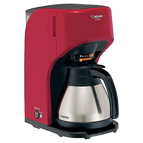 象印マホービン コーヒーメーカー 5杯用 レッド EC-KV50-RA