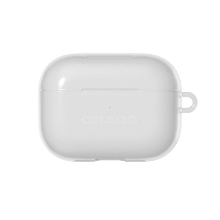 【GRAGG】 DOUBLE SQUARE CASE - CLEAR イヤホンケース 正規品