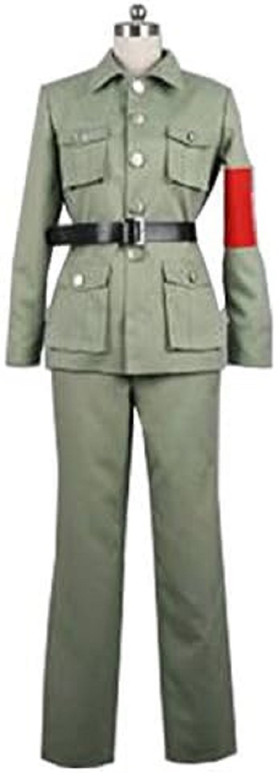 Axis Powers ヘタリア 中国軍服 コスプレ衣装 仮装 イベント クリスマス