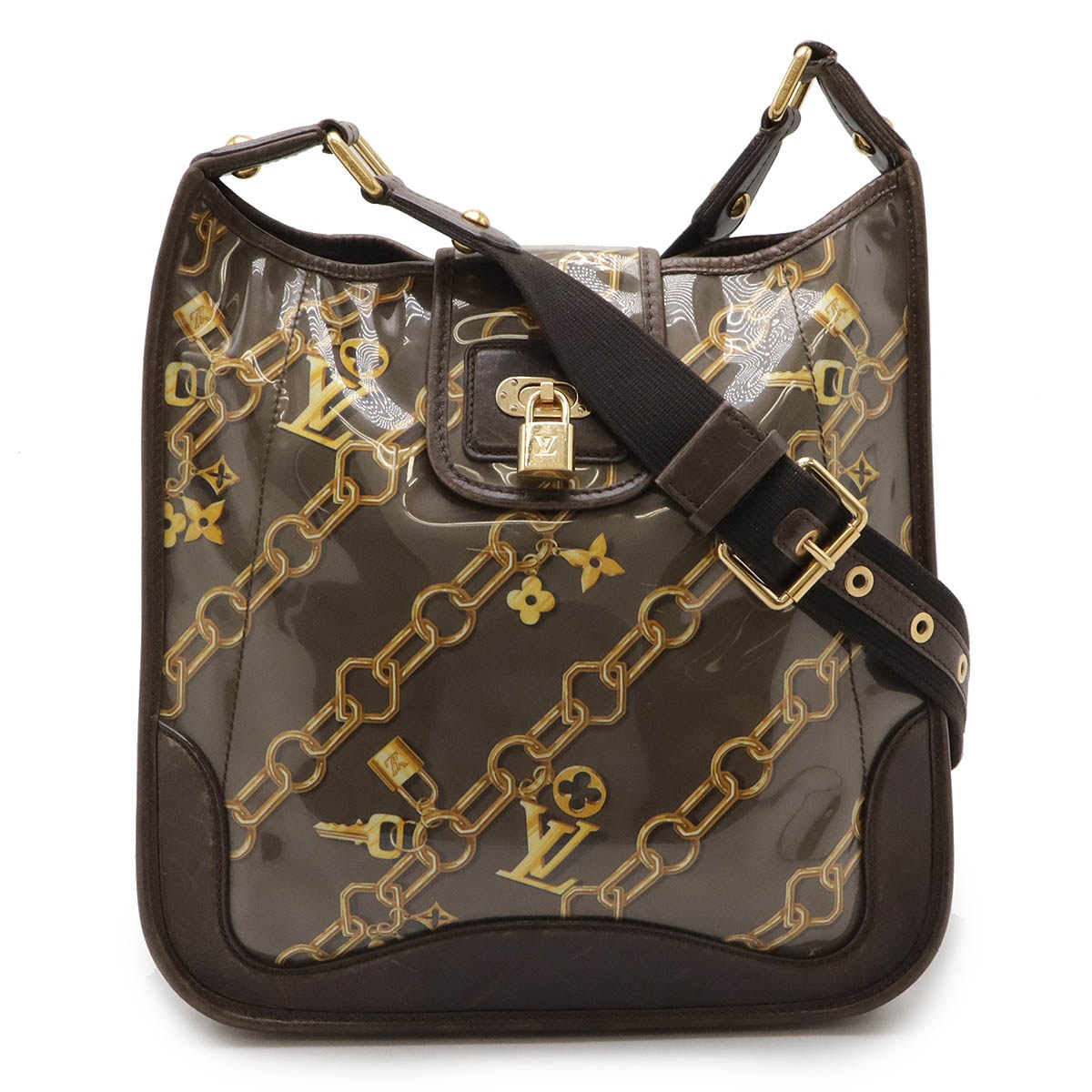 モノグラム チャーム ミュゼット ショルダーバッグ ワンショルダー 2006年限定 トープ M9515