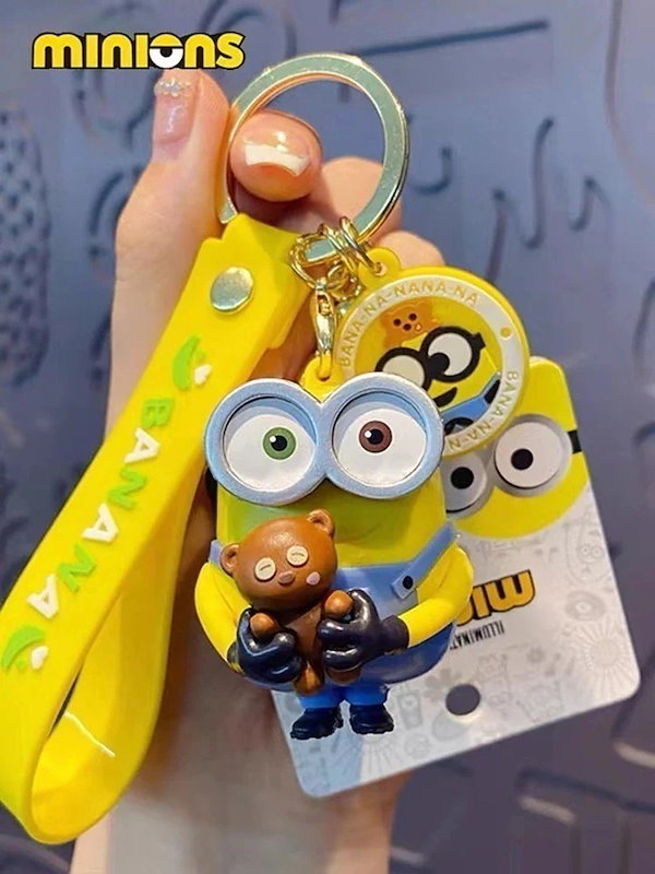 北京 USJ ミニオン フタ付き容器 ストラップ付き Universal Studio