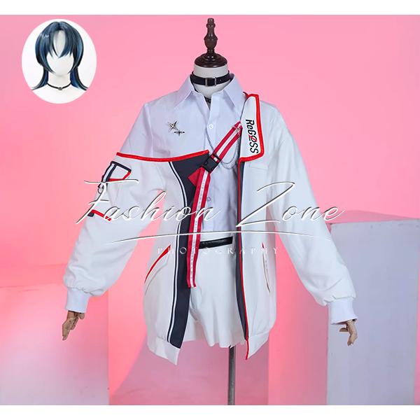hololive ホロライブ Vtuber 風 火威青 ひおどし あお ReGLOSS コスプレ衣装 ウィッグ cosplay ハロウィン 演出服 変装
