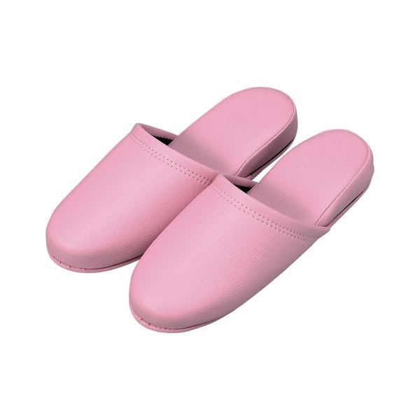 オーミケンシ 抗菌レザー調スリッパ 10足組 36054 ピンク 10足 7,896円
