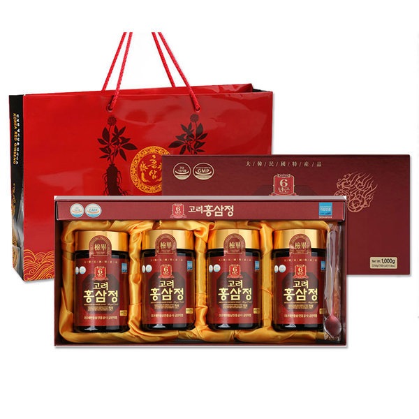 【高麗紅蔘精】 6年生紅参エキス ロイヤルゴルド250g 4本