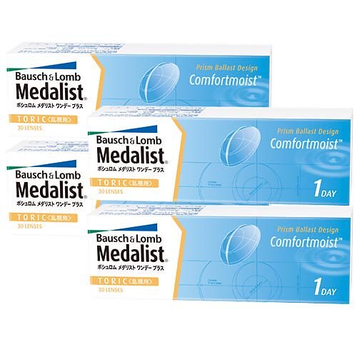 メダリストワンデープラス乱視用(30枚入)4箱/宅配便またはレターパックプラス/1日使い捨て トーリック/sale10