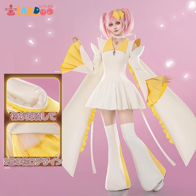 【工場直販 品質保証】 しゅごキャラ! 日奈森 亜夢-ひなもり あむ アミュレットダイヤ コスプレ衣装 ヘッドフォン付き コスチューム