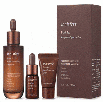 イニ スフリー ブラックティーユースエンハンシングアンプル大容量セット