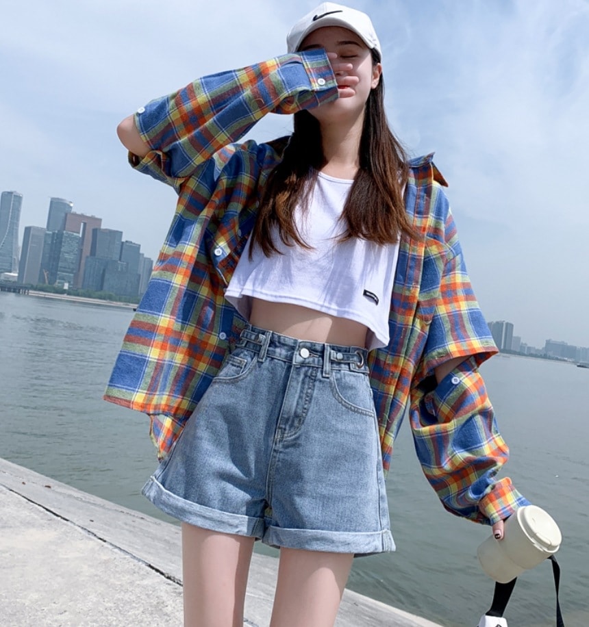 ボトムス デート モテアイテム ショートパンツ デニムパンツ 綿 デニム コットン 可愛い きれいめ 上品 おしゃれ かっこいい 可愛い ラブリー キュート ガーリー クール モード系